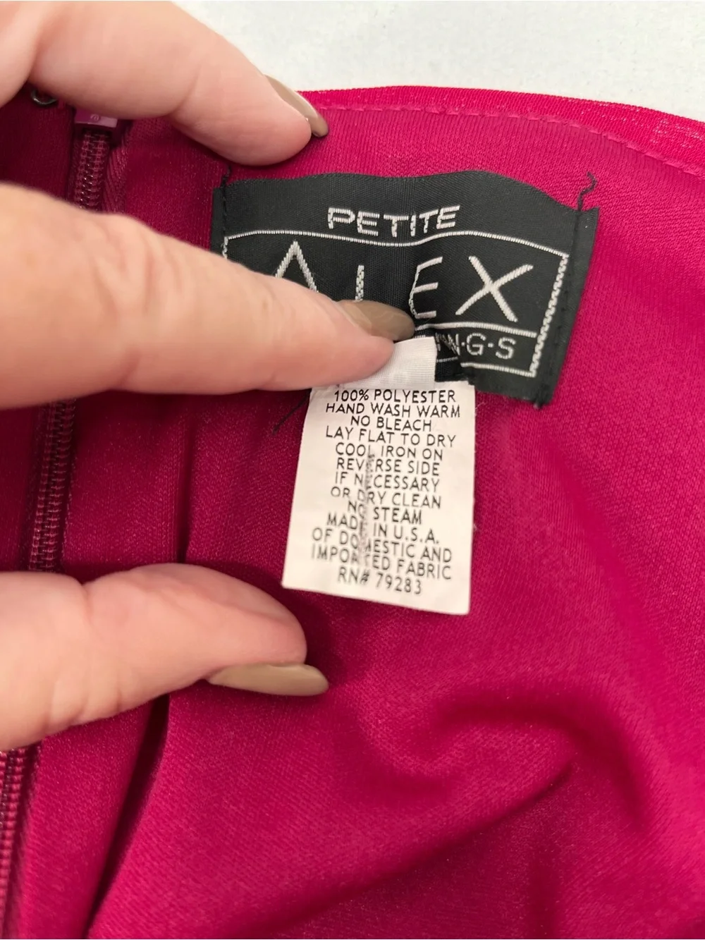 Alex Evenings Sparkling Fuchsia Cold Shoulder Gown